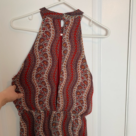 Forever 21 sleeveless dress / US M / fun red pattern - Picture 4 of 5